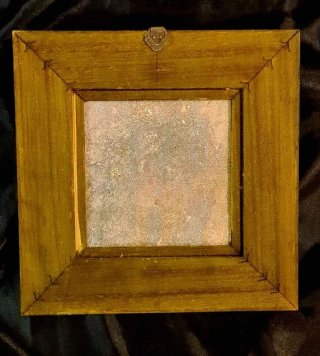 Quadro Antico Mestieri Fruttivendolo Legno Pietra