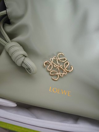 Bolso Loewe Flamenco Piel Napa Verde Menta