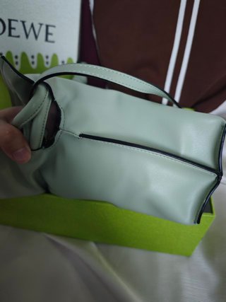 Bolso Loewe Flamenco Piel Napa Verde Menta
