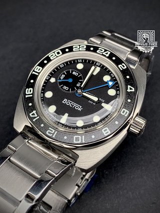 Vostok Amphibia 17036B GMT Batman Autom a estrenar