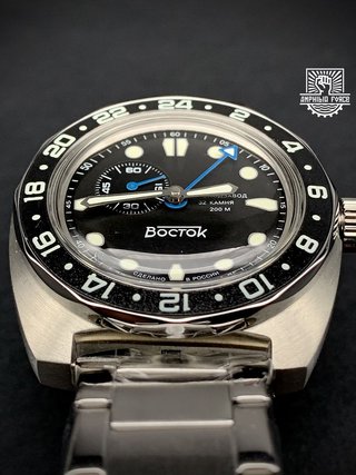 Vostok Amphibia 17036B GMT Batman Autom a estrenar