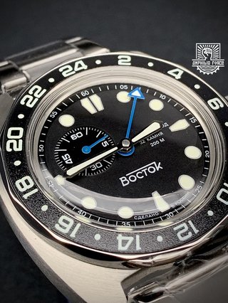 Vostok Amphibia 17036B GMT Batman Autom a estrenar
