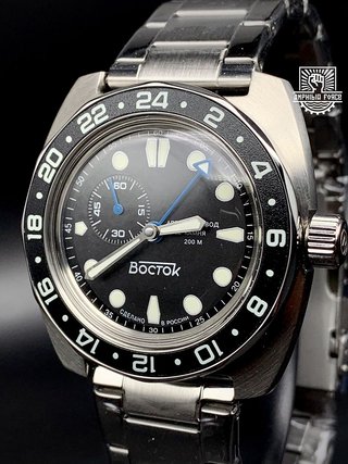 Vostok Amphibia 17036B GMT Batman Autom a estrenar