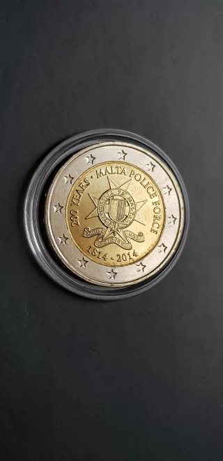 2€ Malta 2014 Polizia fdc