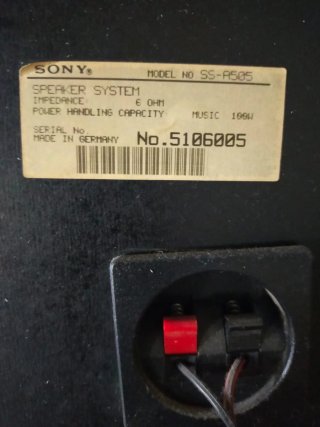 Equipo de música Sony vintage