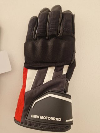 Guantes BMW Motorrad Gore-Tex Negros y Rojos