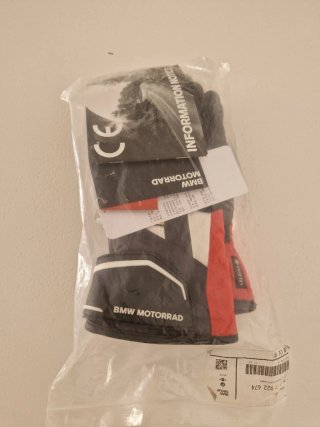 Guantes BMW Motorrad Gore-Tex Negros y Rojos