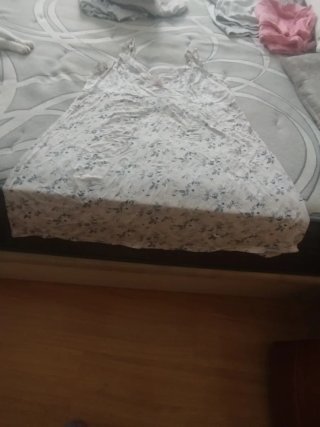 Pijama corto estampado y camiseta tirantes