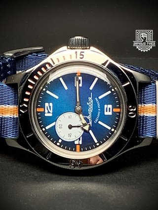 Vostok Amphibia 12072b con correa Nato a estrenar!