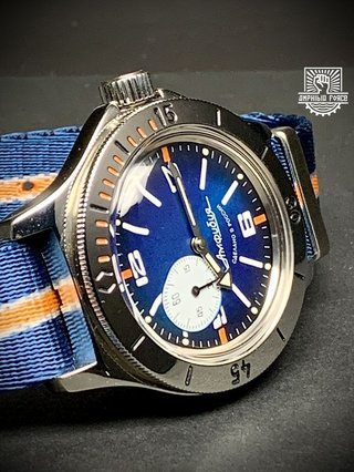 Vostok Amphibia 12072b con correa Nato a estrenar!