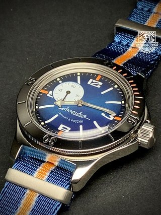 Vostok Amphibia 12072b con correa Nato a estrenar!