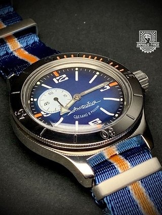 Vostok Amphibia 12072b con correa Nato a estrenar!