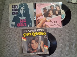 Lote 8 vinilos Suzi Quatro singles 7" 45 rpm