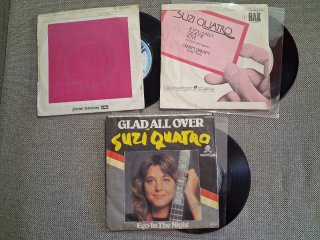 Lote 8 vinilos Suzi Quatro singles 7" 45 rpm