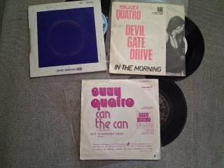 Lote 8 vinilos Suzi Quatro singles 7" 45 rpm