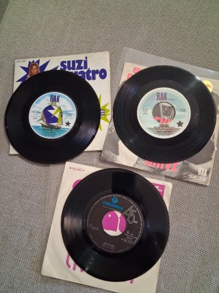 Lote 8 vinilos Suzi Quatro singles 7" 45 rpm