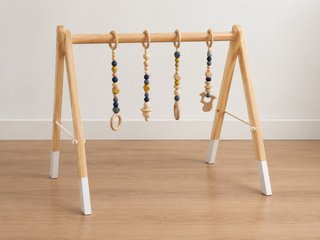 Gimnasio de madera Montessori para bebé