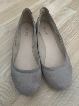 Bailarinas Ariane Beige/Gris