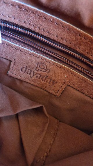Bandolera Dayaday ante marrón