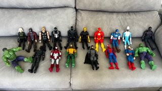 Colección Superhéroes 18 Figuras