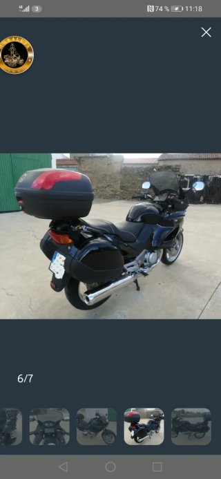 Honda Deauville 650 Negra