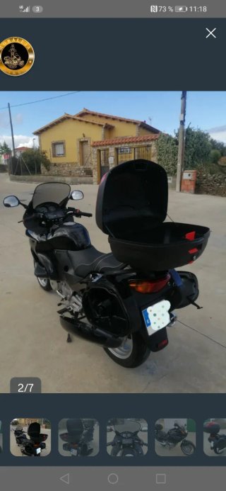 Honda Deauville 650 Negra
