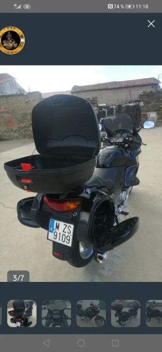 Honda Deauville 650 Negra