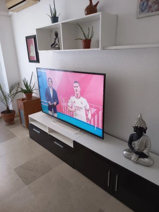 Televisor Sony Negro y Plateado