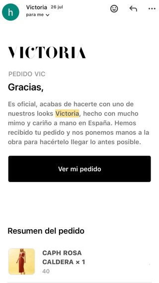 Vestido Victoria