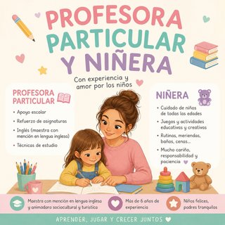 Niñera con experiencia/ cuidado de niños