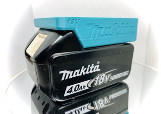 MAKITA 18V –4 Soportes para baterías