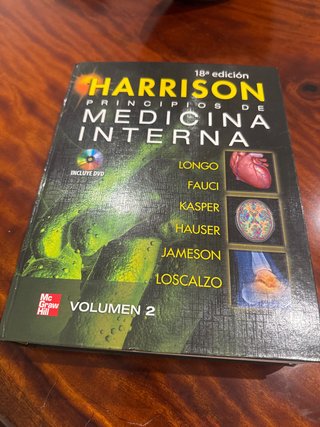 Harrison principios de medicina interna 2 tomos.
