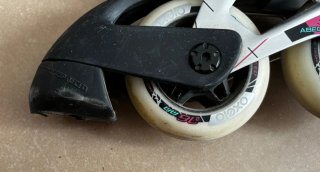 Patines en línea Oxelo negros y rosas