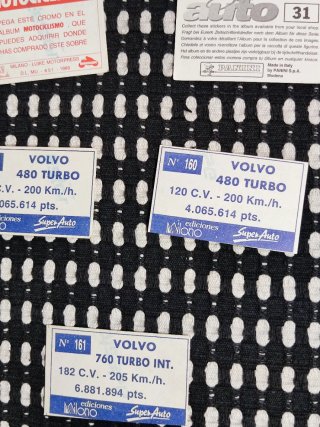 Lote 8 Cromos Coches y Motos Antiguos