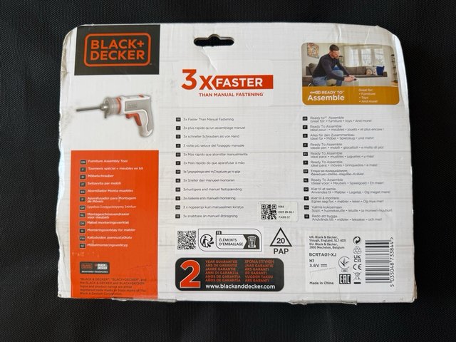 BLACK+DECKER Atornillador Eléctrico HEXD