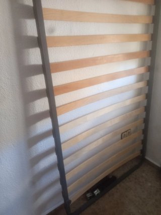 Somier de madera y metal 1'05cm