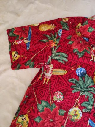 Camicia Hawaii RJC Vintage Natale