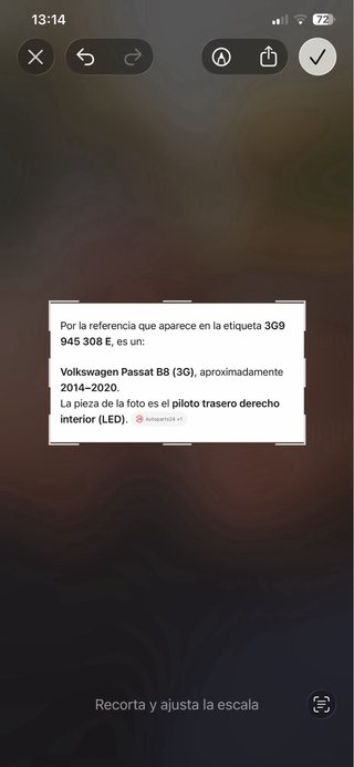 Piloto Trasero Passat