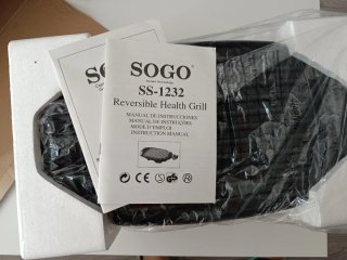 Barbacoa Eléctrica SOGO Reversible 1800W