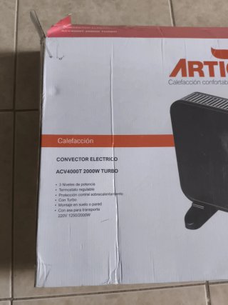 CONVECTORES ELÉCTRICOS ARTICA 2000W TURBO