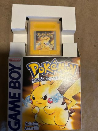 Pokemon Amarillo Edición Especial Pikachu