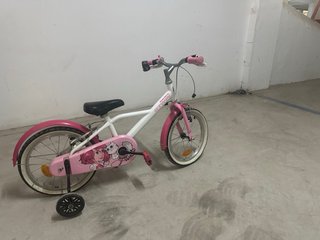 Bicicleta infantil Btwin rosa