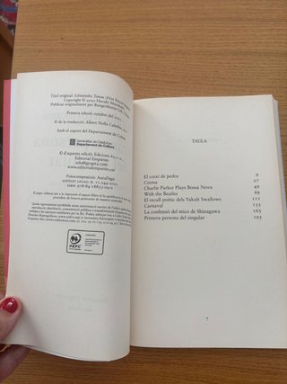 Primera persona del singular (Edición en catalán)