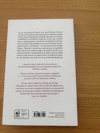 Primera persona del singular (Edición en catalán)