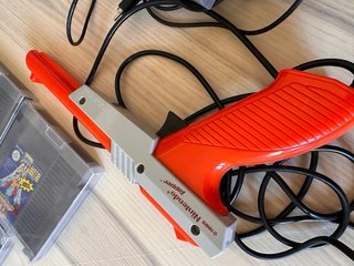 Lote Consola NES + 9 Juegos + Zapper