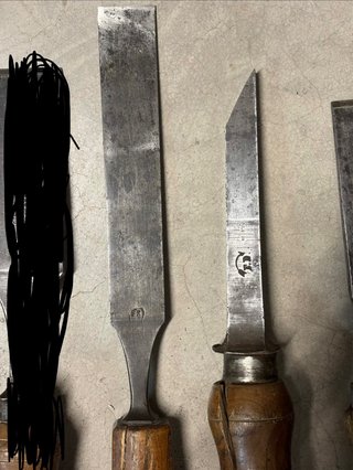 Conjunto de 5 formones para madera