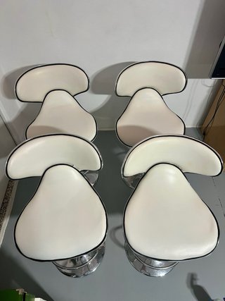 4 Sgabelli Girevoli Regolabili