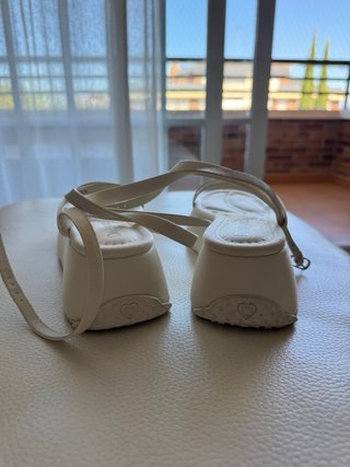 Sandalias Desigual Plataforma Blancas.