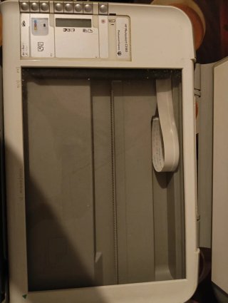 Impresora HP Gris y Blanca