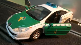 Replica Peugeot 407 Guardia Civil Scalextric Ninco